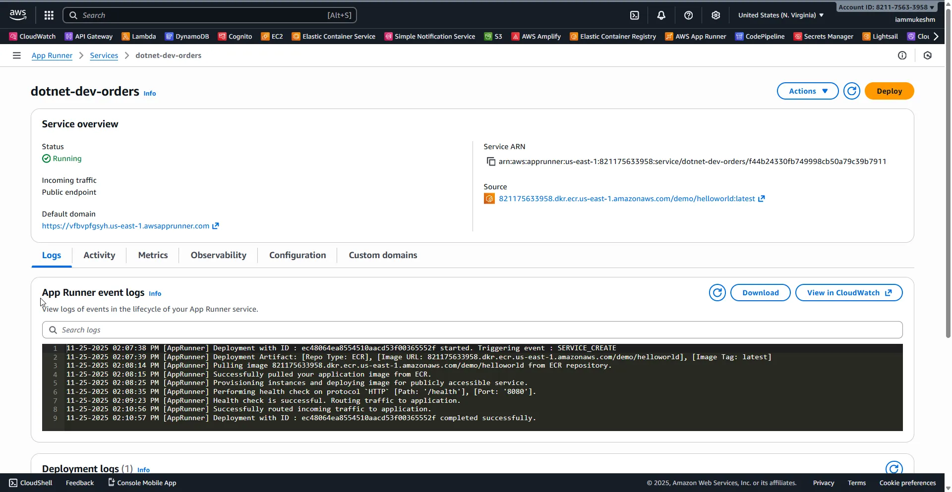 App Runner App Runner
