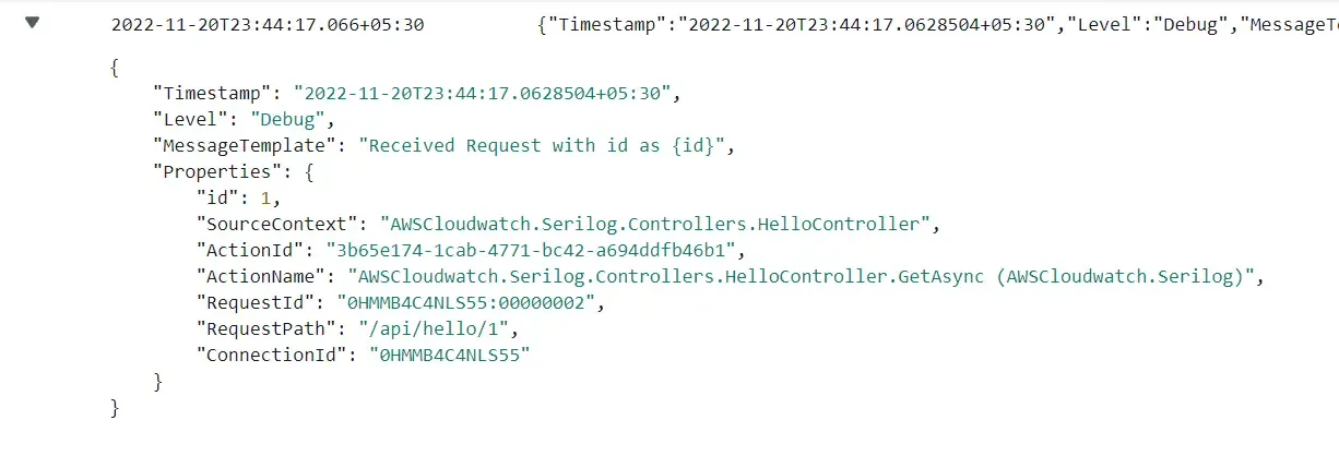 amazon-cloudwatch-logging-serilog-dotnet