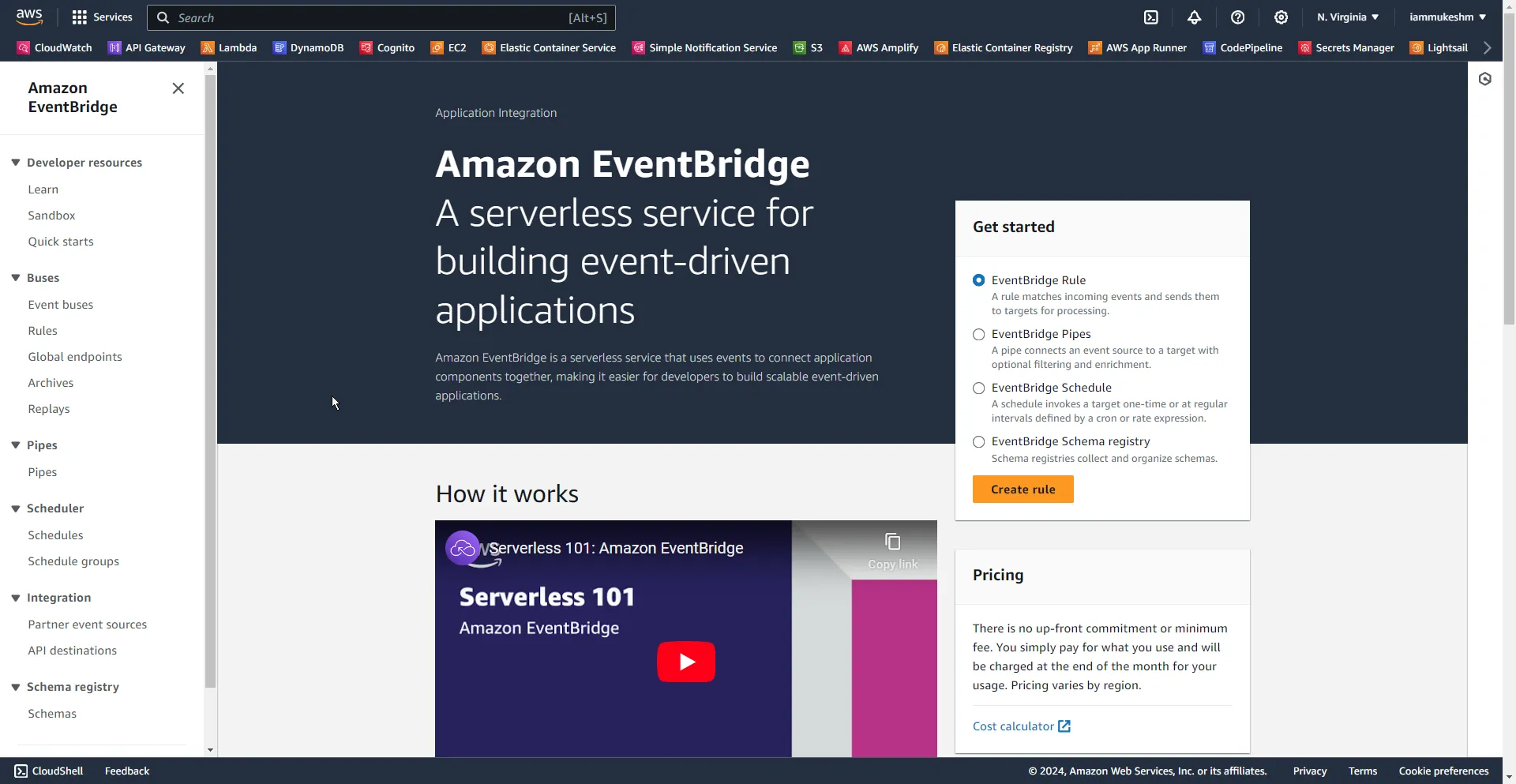 Schedule AWS Lambda With Amazon EventBridge Scheduler
