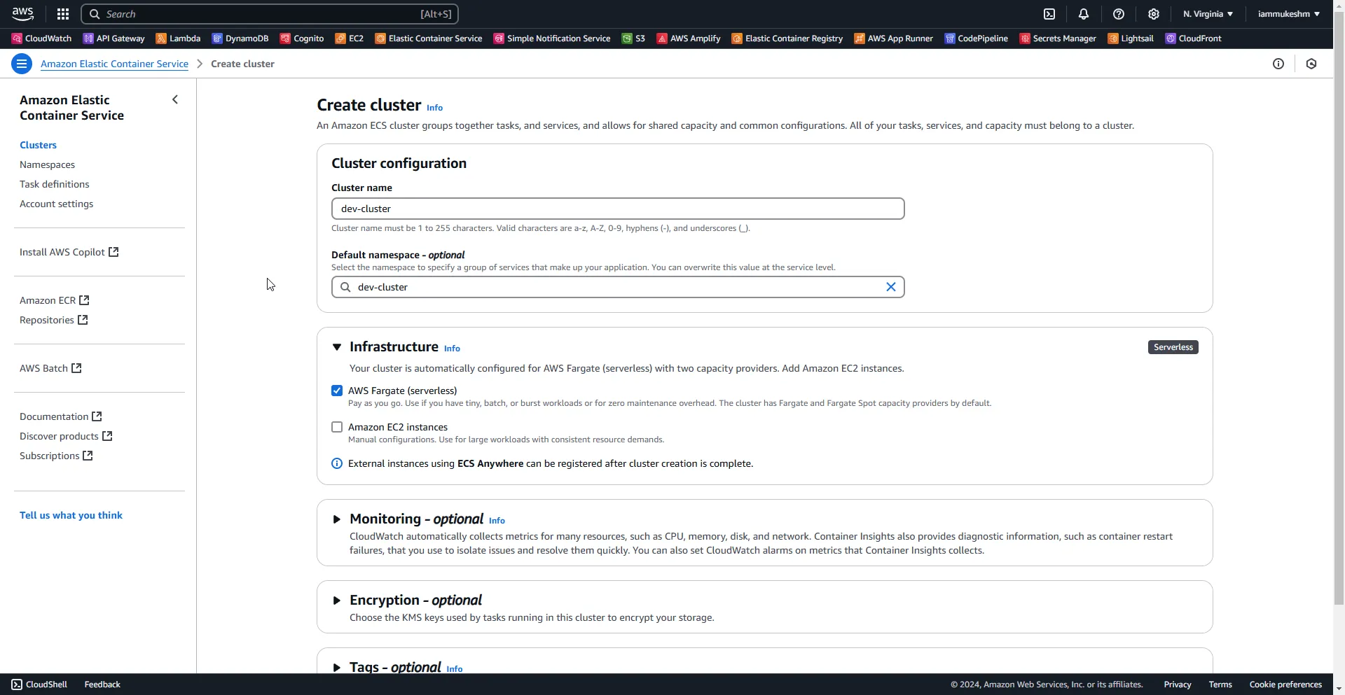 ECS Cluster ECS Cluster
