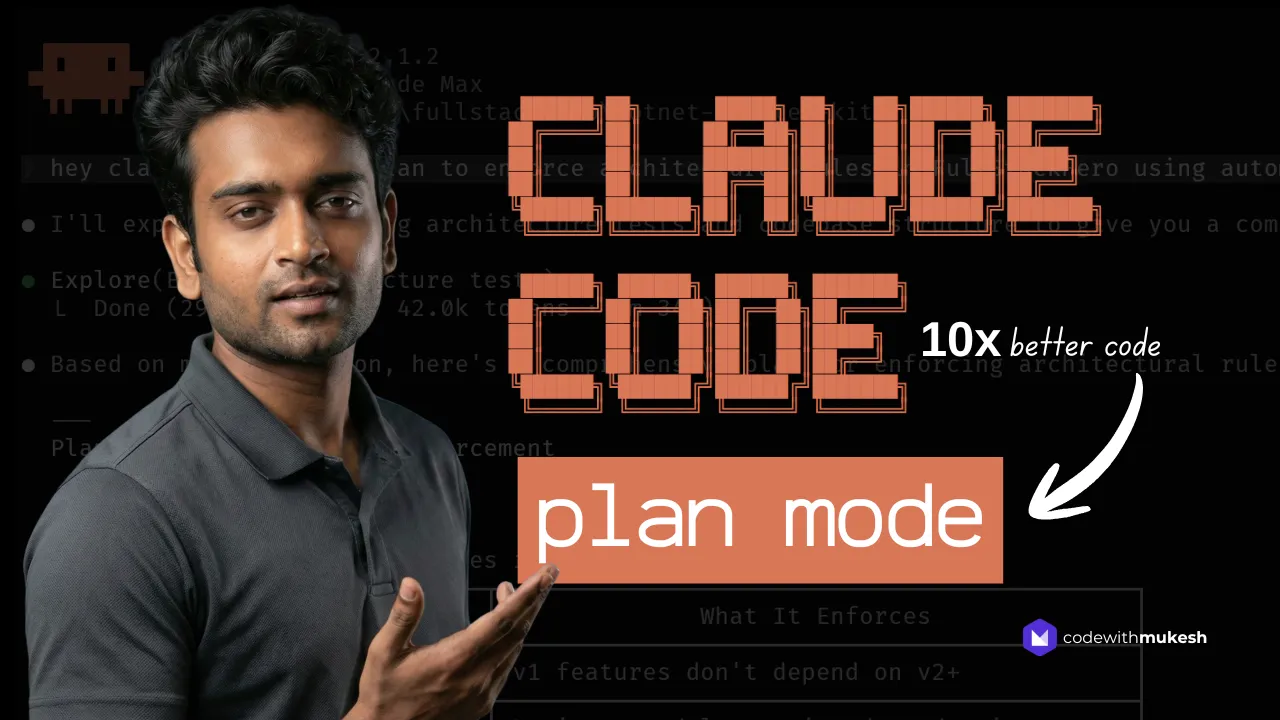 Plan Mode in Claude Code - Think Before You Build with AI