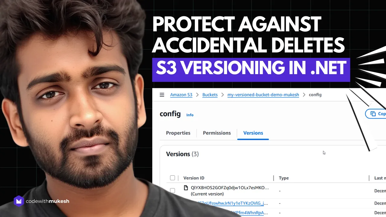 S3 Versioning in .NET - Protect Against Accidental Deletes and Recover Any File Version