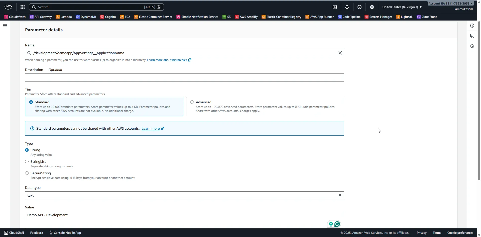 Create Parameter