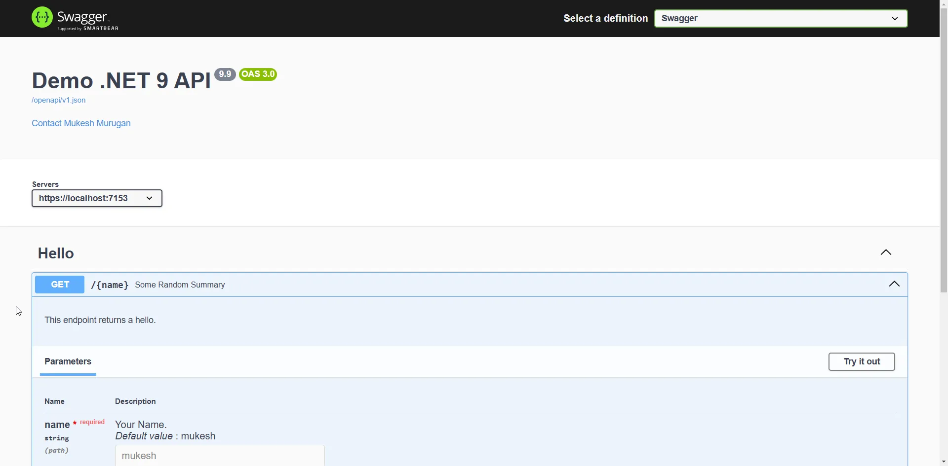 custom-openapi custom-openapi