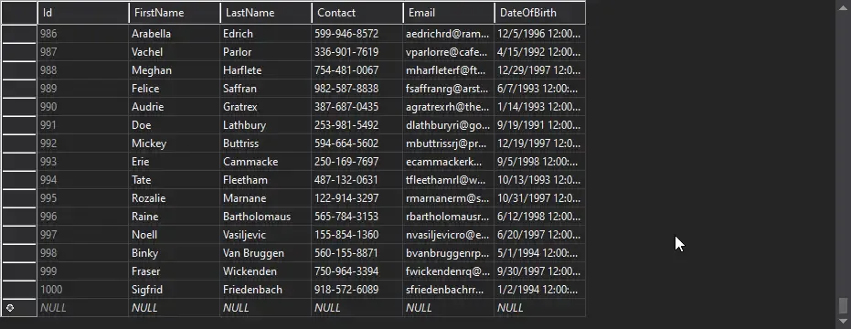jquery-datatable-in-aspnet-core