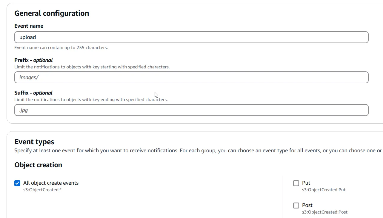 event notification event notification
