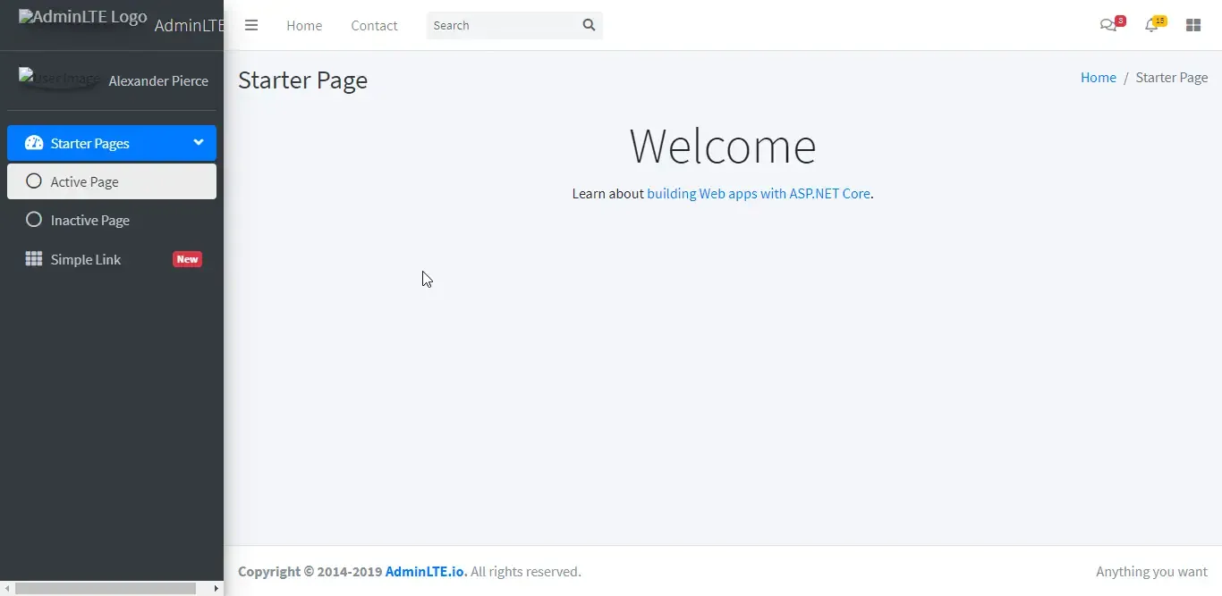integrating-adminlte-with-aspnet-core