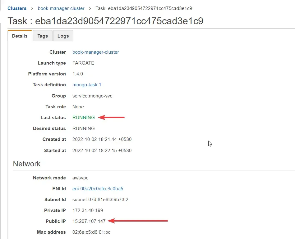 Deploy ASP.NET Core Web API to Amazon ECS