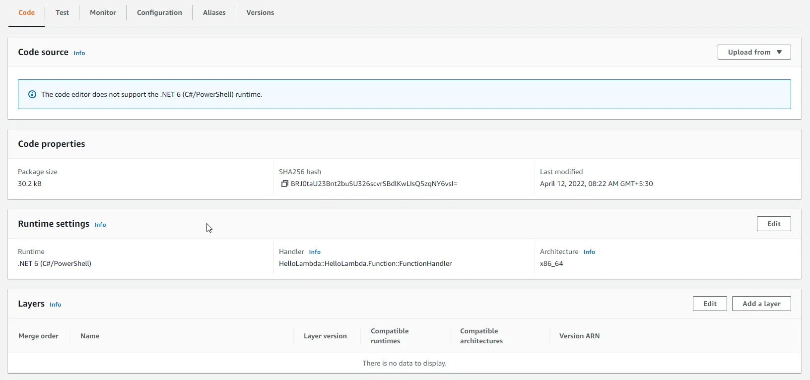 aws-lambda-with-net-6 aws-lambda-with-net-6