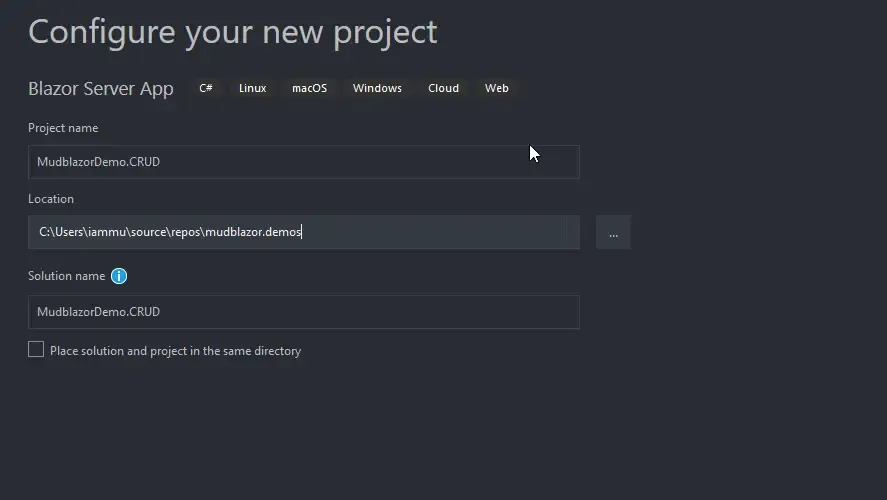 blazor-crud-using-mudblazor