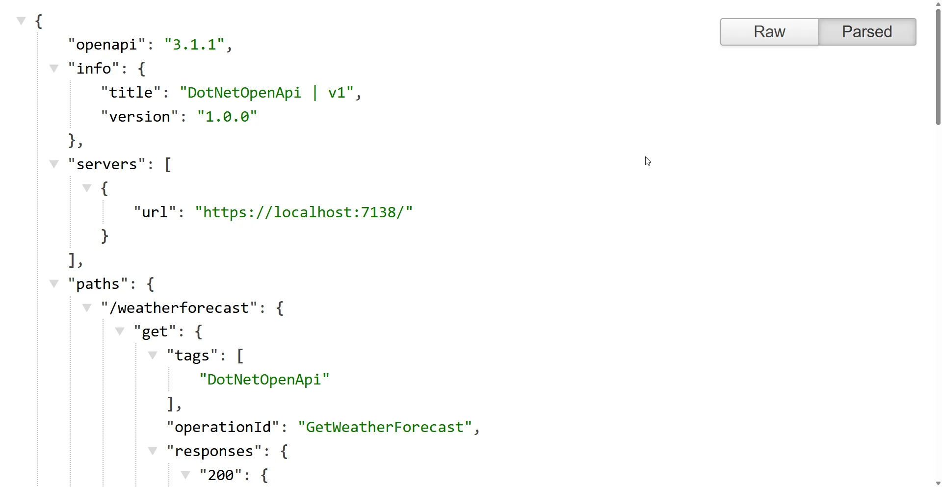 open api specification