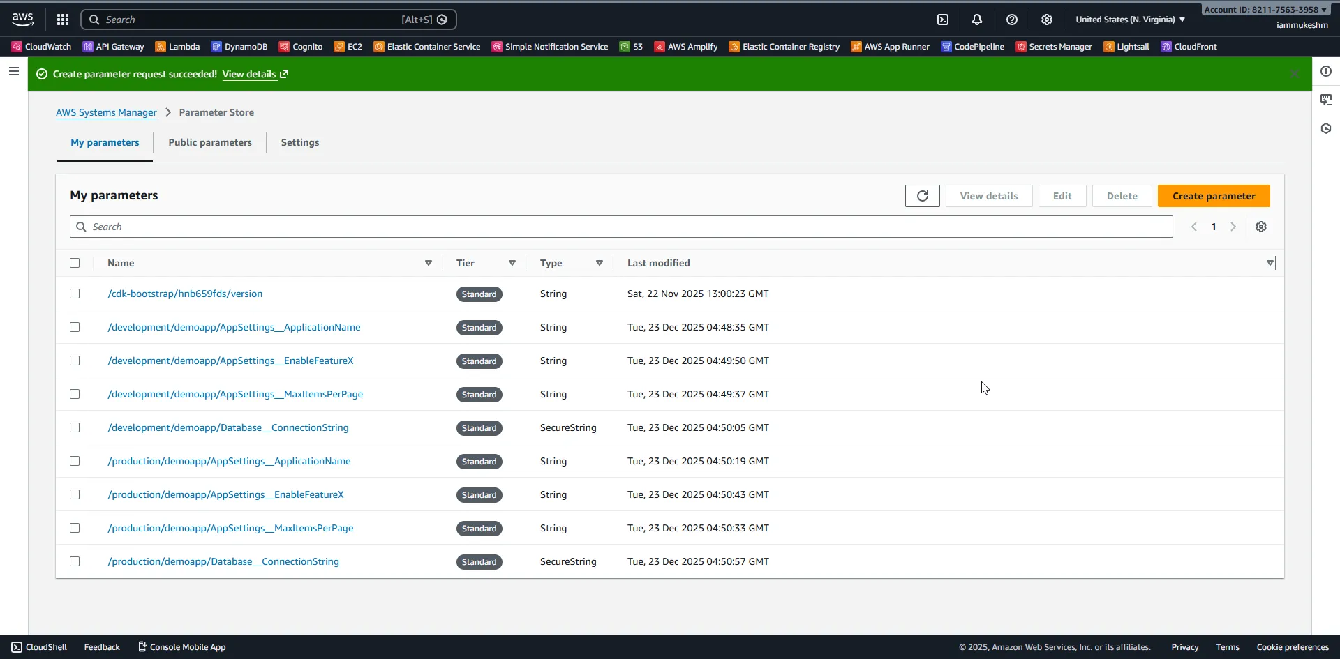 Parameter List