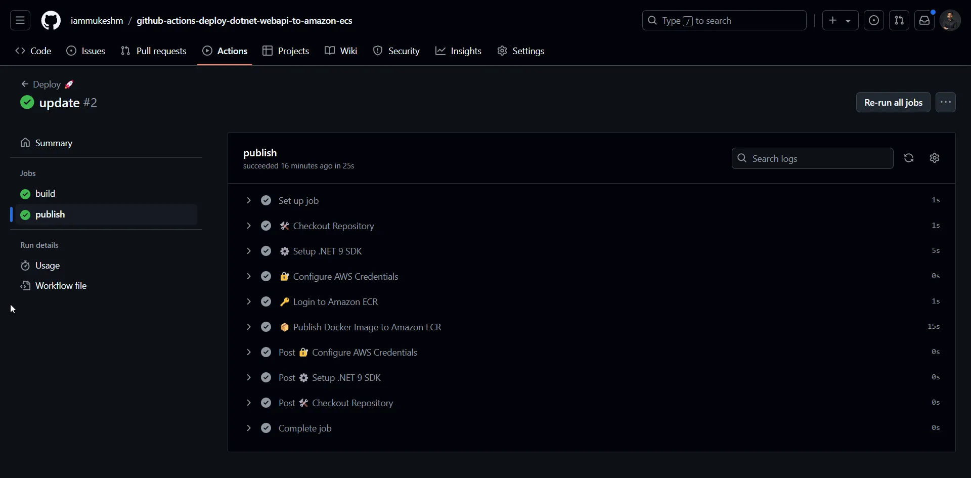 Publish Job Publish Job