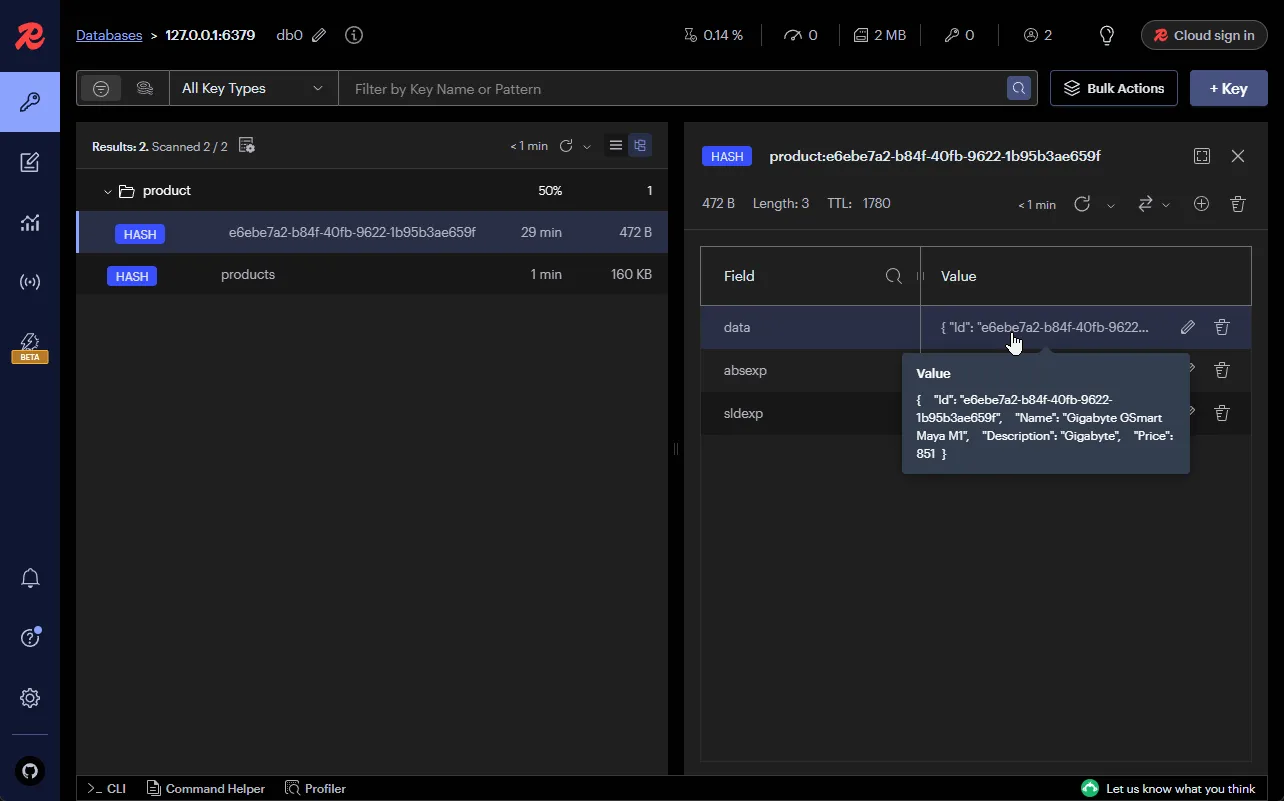 Redis Insight Redis Insight