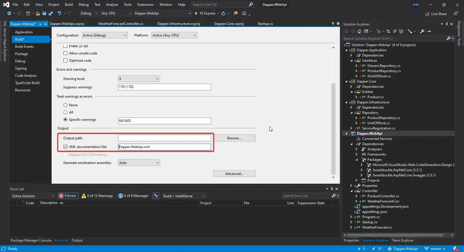 dapper-in-aspnet-core