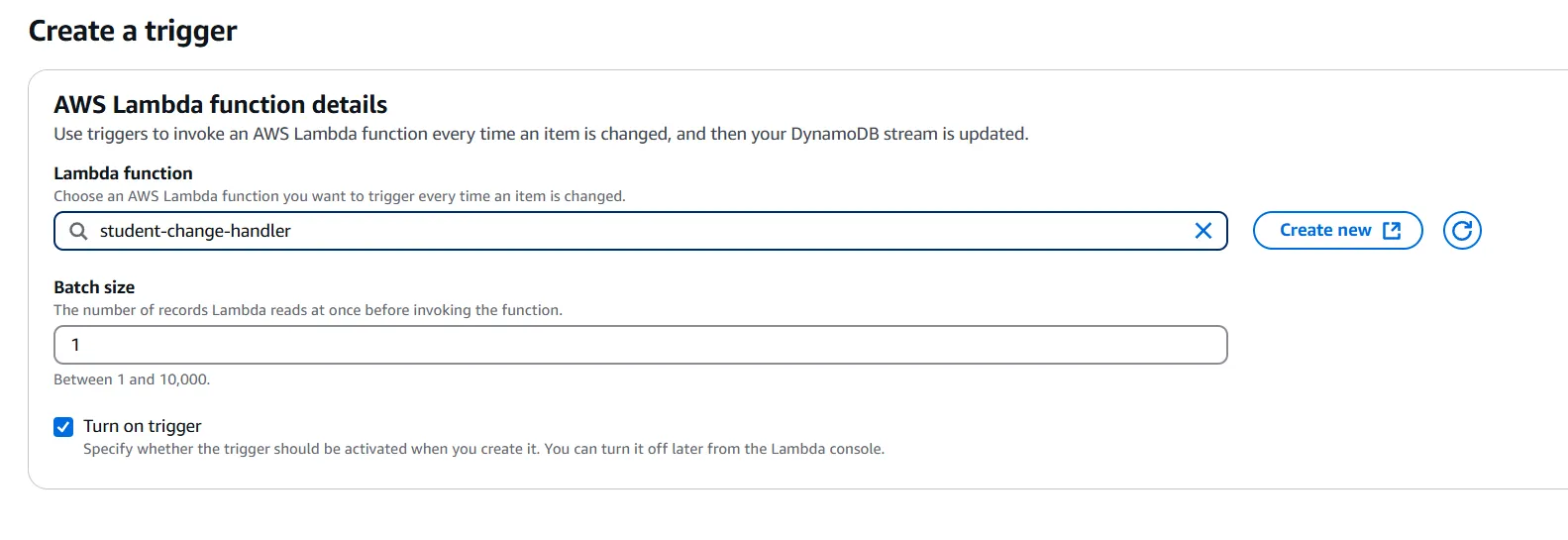lambda trigger lambda trigger